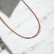 10K YG Moon Ice Chain / 14.4gr / 3.3mm / 18in /