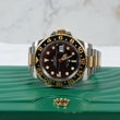 Rolex GMT Master II Black Ceramic Bezel Stainless Steal 18K Yellow Gold Ref 116713LN Watch / 40mm /
