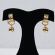 14K Yellow Gold Women Stud Earrings / 9.4gr