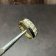 14K Yellow Gold Lab Diamond Luxury Engagement Ring 1.50Ct Lab Dia Vs / 8.1gr / Size 9 3/4