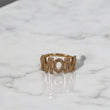 14K YG Mom Ring / 2.03gr / Sz 7