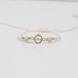 18K YG Silhouette Dios - Diamond Cut Balls Bracelet Tejido / 0.61gr / 3mm / White Zircons