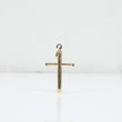 14K YG Cross Pendant / 1gr / 1in /