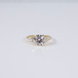 14K YG Lab Diamond Round Brilliant Engagement Ring / 3.42gr / Sz 6 3/4 / 2.46Ct Lab Dia / E / VS1