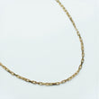 14K YG Square Link Chain / 14gr / 2.6mm / 22in /