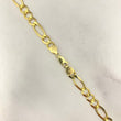 14K Yellow Gold Figaro Chain / 29gr / 6.7mm / 22in