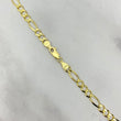 14K Yellow Gold Figaro Chain / 14gr / 5.4mm / 18in