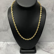 14K Yellow Gold Rope Solid Chain / 40.4gr / 4.6mm / 22in