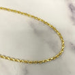 14K Yellow Gold Rope Solid Chain / 36.2gr / 4.6mm / 20in