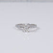 14K WG Lab Diamond Radiant Brilliant With Certificate Engagement Ring / 3.56gr / Sz 7 / 1.86 CTTW Lab VS / E-F