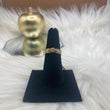 18K Yellow Gold Diamond Luxury Ring Ct Dia / 4.5gr / Size 7