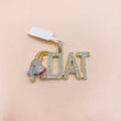 10K Yellow Gold Diamond Goat Pendant / 1.06Ct Dia / 10.4gr