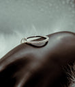 Diamonds Engagement Ring 14K White Gold / 2gr / Size 6.5