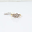 14K Yellow Gold Diamond Luxury Wedding Ring Ct Dia / 4.3gr / Size 8.5