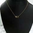 14K Yellow Gold Diamond Little Heart Jewelry Set 0.03Ct / 1.7gr