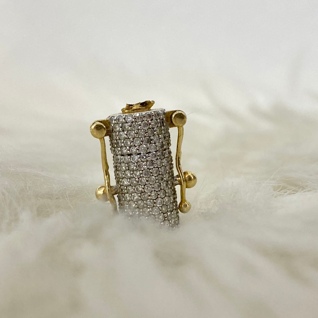 10K Yellow Gold Rope Sleek Lock Ct Dia / 6.3gr / 7mm