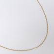 14K YG Paper Clip Chain / 2.25gr / 1.3mm / 17in /