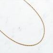 10K YG Snake Link Diamond Cut Chain / 10.9gr / 2mm / 22in /