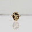 18K YG Archangel Saint Michael Ironwork / 0.87gr / 0.6in /