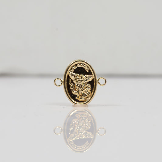 18K YG Archangel Saint Michael Ironwork / 0.87gr / 0.6in /