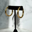 14K Yellow Gold Hoop Earrings / 4.5gr