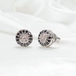 14K WG Black Diamonds Luxury Stud Earrings / 4.1gr /  / Wt Dia