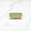10K Yellow Gold Diamond Sleek Lock Ct Dia / 20.6gr / 17mm / 1.3in