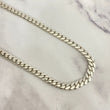 Silver Cuban Links Chain / 143.6gr / 10.4mm / 22.5in /