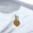 18K Yellow Gold Letter P Pendant / 0.54gr