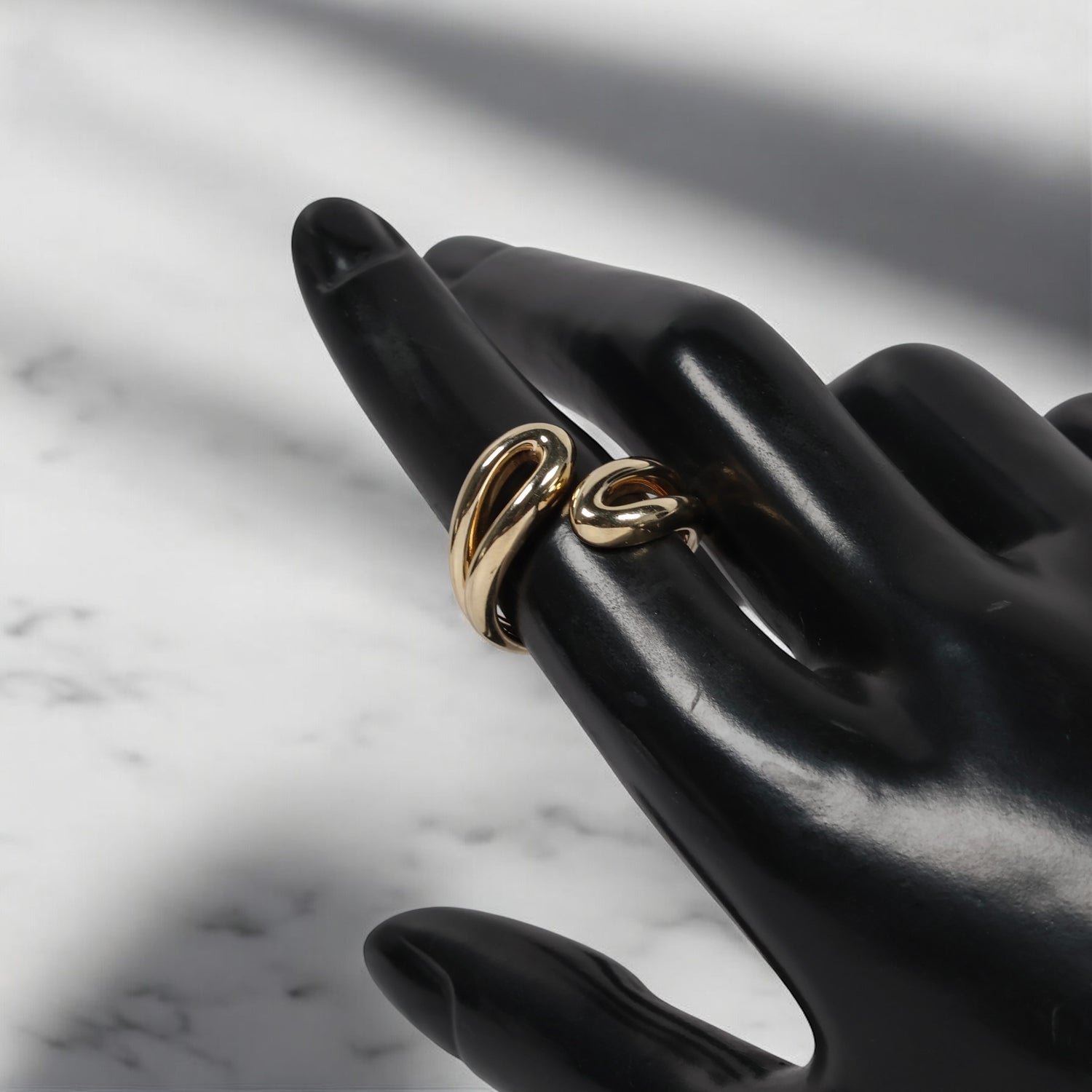 10K YG Vintage Rings / 3.34gr / Sz 7 /