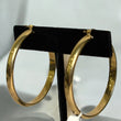 14K Yellow Gold Hoop Earrings / 3.7gr