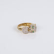 Panther Ring 10K Yellow Gold With Zirconia / 5.4gr / Size 7