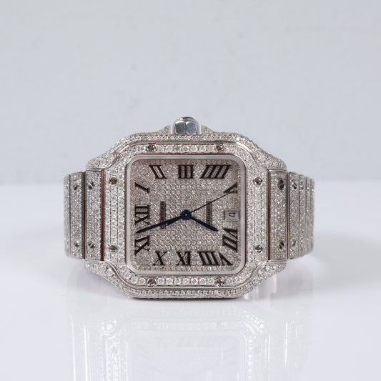 Cartier Santos Bustdown Roman Numbers Watch /  / 40mm /