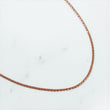 14K RG Wheat Spike Link Chain / 10.8gr / 2mm / 22in /