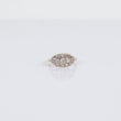 Little Hearts Ring 14K Yellow Gold With Zirconia / 2.5gr / Size 7