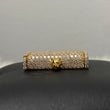 10K Yellow Gold Diamond Sleek Lock Ct Dia / 10.5gr / 12.5mm