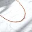 14K RG Rope Chain / 6.1gr / 1.8mm / 16in /