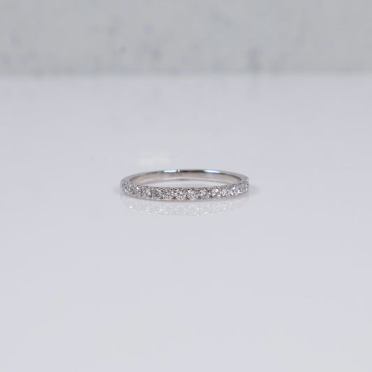 14K WG  Lab Diamond Duo Round Brilliant With Certificate Engagement Ring / 4.37gr / SZ 7 / 3.31 CTTW Lab VS / E-F