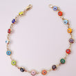 14K YG Evil Eye Bracelet / 4.1gr / 2mm / 8in /