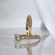 14K Yellow Gold Diamond Luxury Trio Set Engagement Ring 0.99Ct Dia / 7.07gr / Size 10 1/4M / 7WM