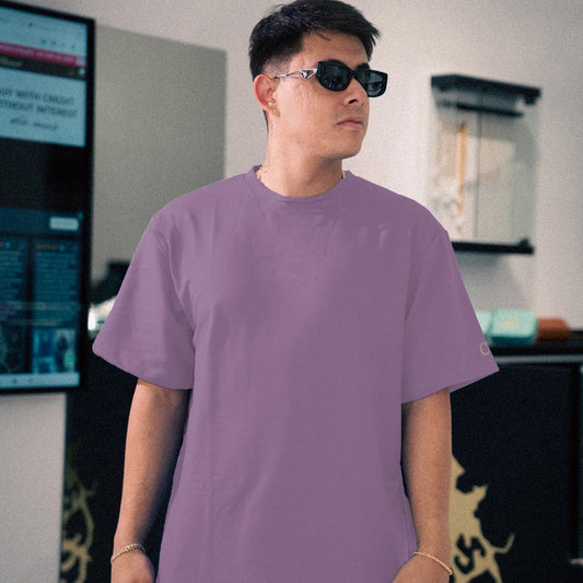 In Gold We Trust Lilac T-Shirt