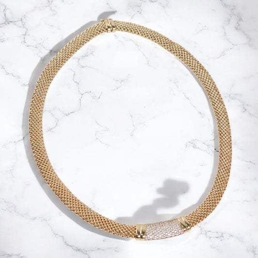 10K Yellow Gold Vintage Chain / 31.5gr / 8.8mm / 18in