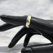 14K YG Luxury Engagement Ring / 2.17gr / 2mm / Sz 6