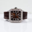 Cartier Santos Brown Bustdown XL Watch