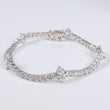 14K WG Lab Diamond Tennis - Marquise Cut Bracelet / 9.3gr / 3mm / 6.5in / 7.12Ct Lab / VS / F