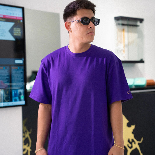 In Gold We Trust Purple T-Shirt