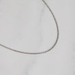 14K WG  Rope Chain /  / 1.1mm / 16in /