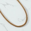 14K YG Micro Cuban Links Chain / 74.3gr / 6mm / 24in /