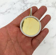 10K Yellow Gold Memorial Pendant 2.89Ct Lab Dia / 11.1gr / 2.3-1.6in