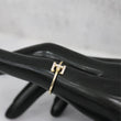 14K YG Letter E Ring / 1.35gr / Sz  7.5